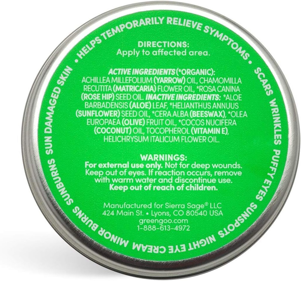 Green Goo Natural Skin Care Salve, Skin Repair And Protection, 1.82-Ounce Large Tin
