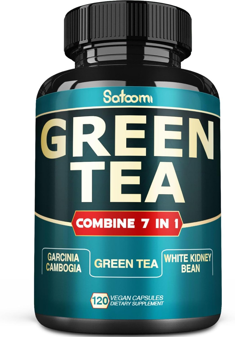 Green Tea Extract Pill Egcg 16000Mg Per Serving With 12000Mg Green Tea, 2000Mg Garcinia Cambogia & 2000Mg White Kidney Bean - Support Body Balance, Heart & Immune Health - 120 Capsules 2 Month Supply
