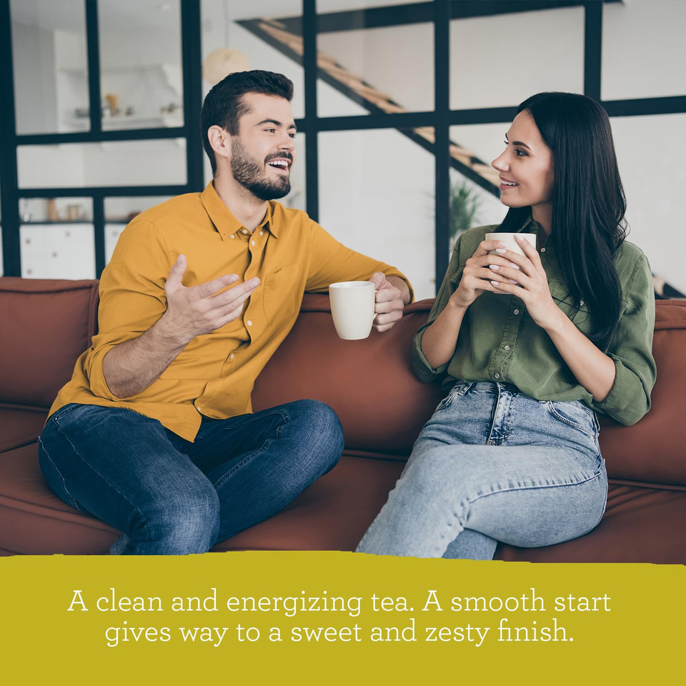 Greenypeeps Organic Lemongrass Tea With Ginger - Lemon Grass And Ginger Tea - Organic And Fairtrade Certified - Antioxidant Rich - Clean And Energizing Herbal Tea - Lemongrass Tea Bags - 50 Count