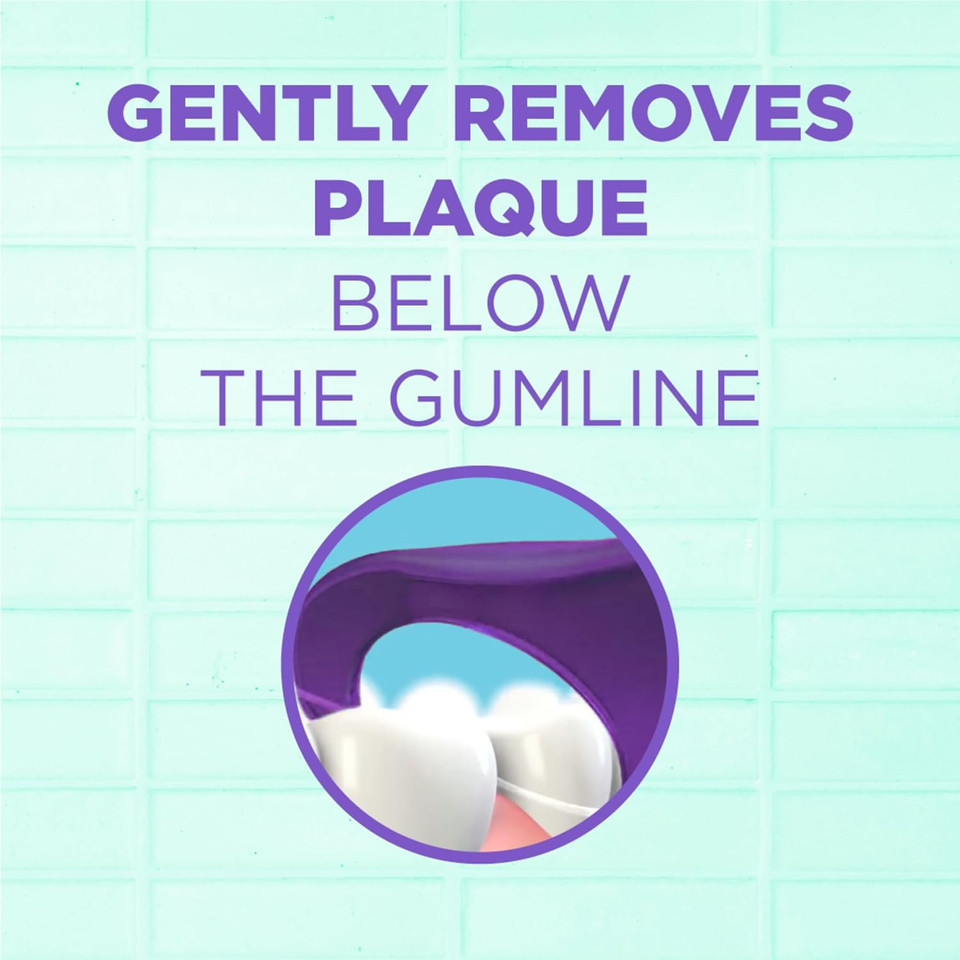 Gum Comfort Slide Floss Picks - Perfect For Tight Teeth - Extra Strong Shred-Resistant Dental Floss, Easy Grip Handle - Dental Flossers For Adults - Fresh Mint Flavor, 120 Count