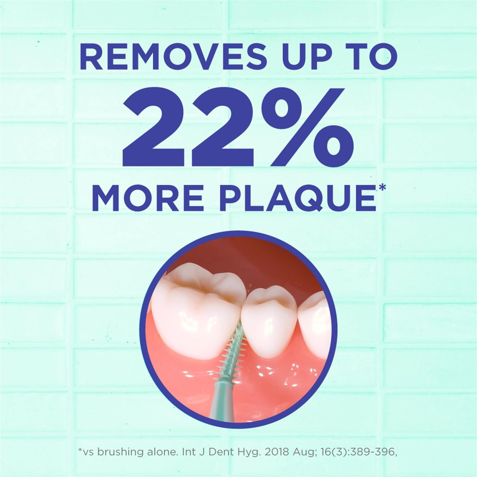 Gum Soft-Picks Advanced- Tight, Easy To Use Dental Picks For Teeth Cleaning And Gum Health, Disposable Interdental Brushes With Convenient Carry Case, Dentist Recommended Dental Picks, 60Ct(3Pk)