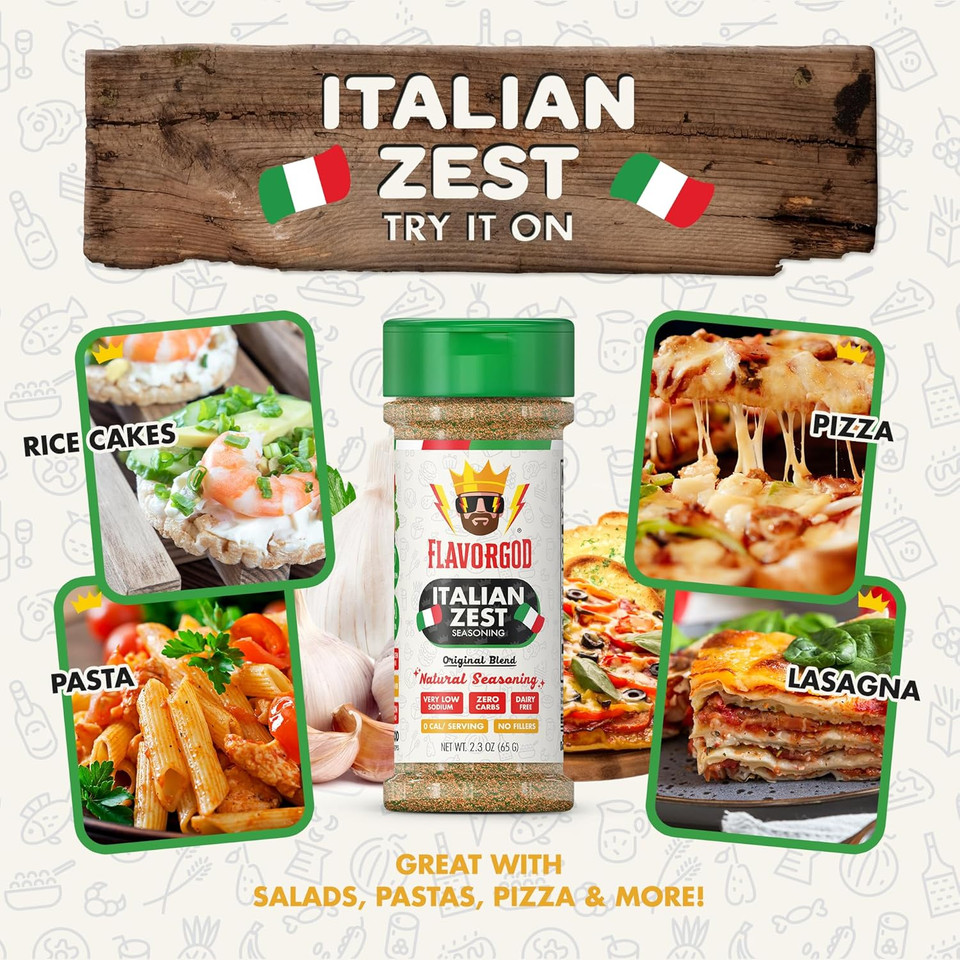 Habanero Seasoning Mix By Flavor God - Premium All Natural & Healthy Spice Blend For Burritos, Tacos, Seafood & Chicken - Kosher, Low Sodium, Dairy-Free, Vegan & Keto Friendly