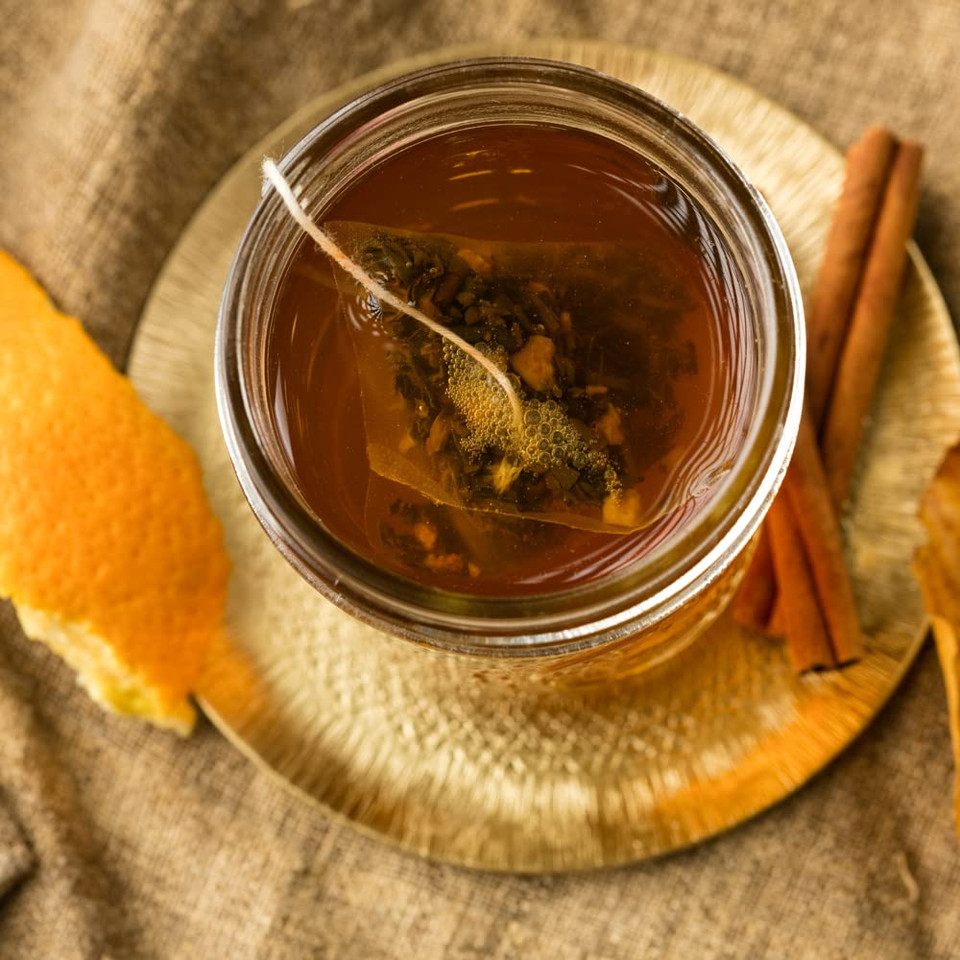 Harney & Sons Black Cask Bourbon Tea, Bag Of 50 Sachets, Lapsang Black Tea With Bourbon Flavors