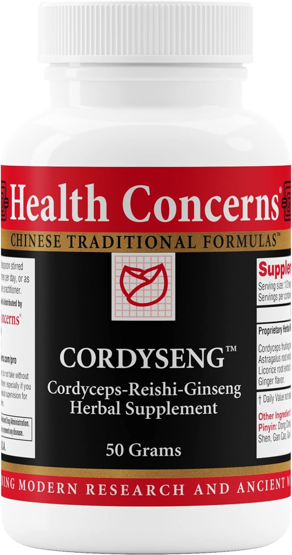Health Concerns Cordyseng Powder  Immune Defense & Respiratory Health  Adaptogenic Lung Support  Cordyceps Reishi Astragalus Ginseng Herbal Supplement  Digestive Tonic  50 Gram Powder