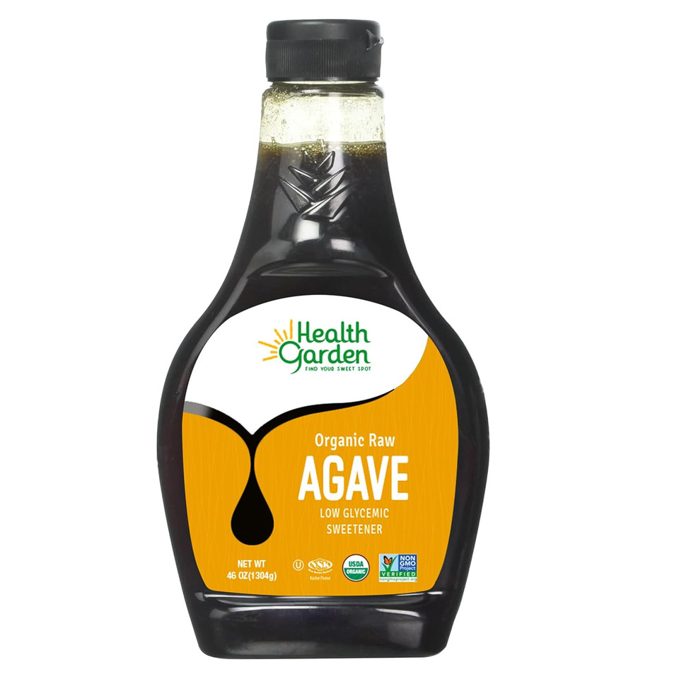 Health Garden Raw Agave Nectar Sweetener - Organic - Non Gmo - Low Glycemic - Kosher (46 Oz)
