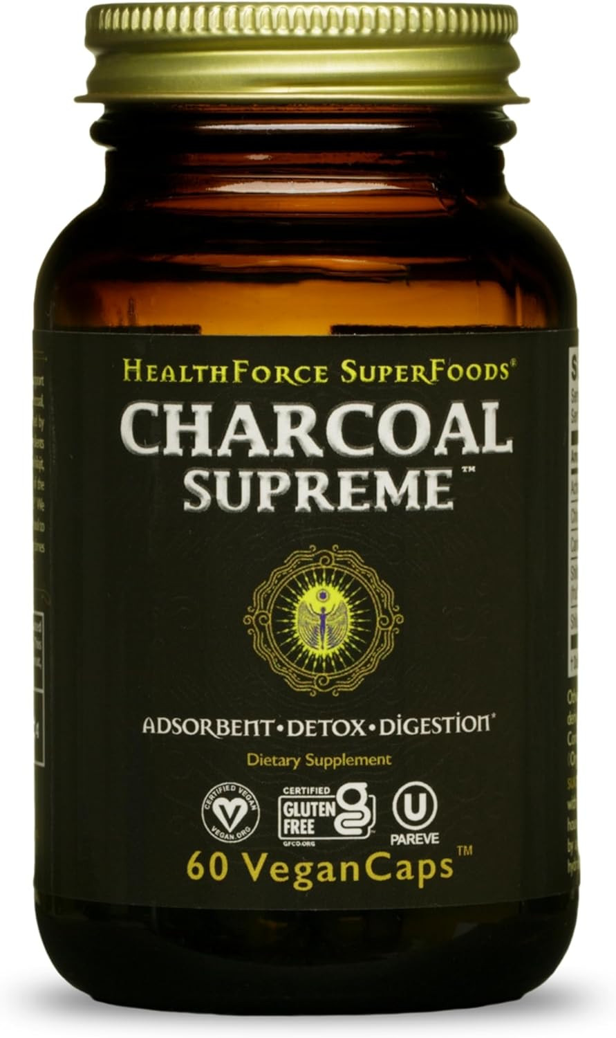 Healthforce Superfoods Charcoal Supreme - 120 Vegancaps