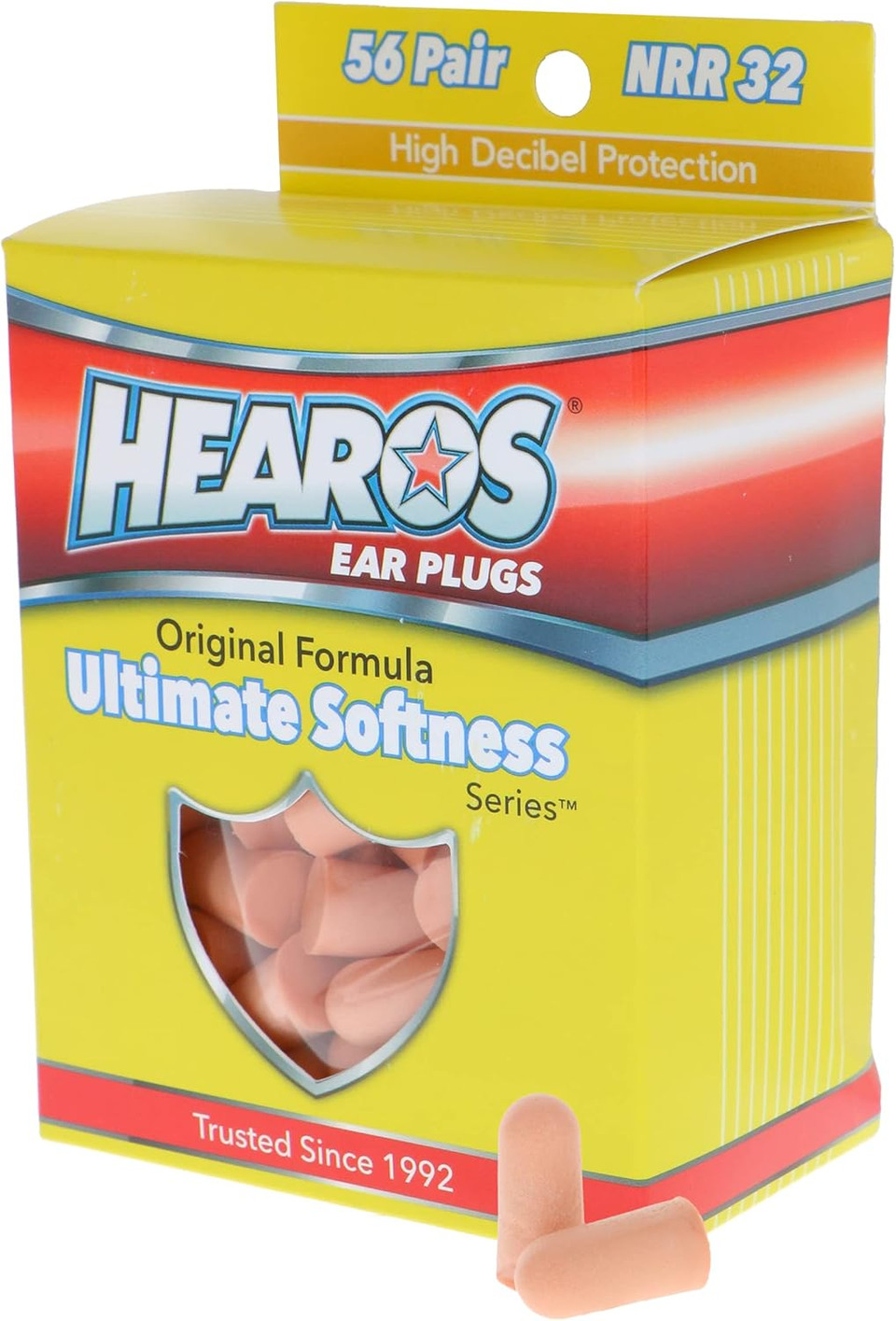 Hearos, Ear Plugs Ultimate Softness, 12 Count
