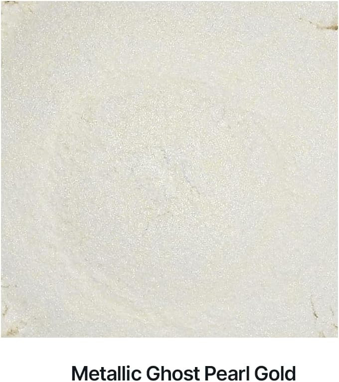 Hemway | Natural Mineral Pigment Powder [50G Metallic Chalk White]