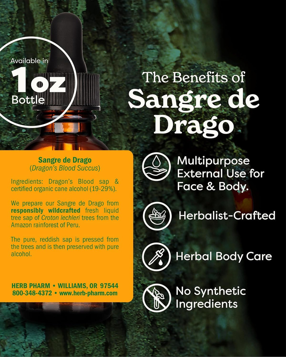 Herb Pharm Sangre De Drago - For External Use Only -1 Ounce