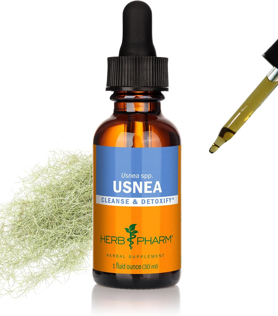 Herb Pharm Usnea Liquid Extract For Cleansing And Detoxification - 1 Ounce (Dusnea01)