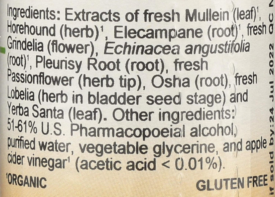 Herbs Etc. - Lung Tonic - Promotes Healthy Lung Function - 1Fl Oz