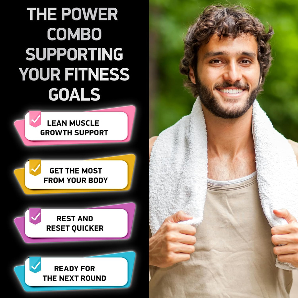 Hmb Supplements With Vitamin D3 - 1,000Mg Calcium Beta-Hydroxy Beta-Methylbutyrate Per Serving For Muscle Growth, Strength & Recovery - 180 Gluten-Free, Non-Gmo Hmb Capsules, 3-Month Supply