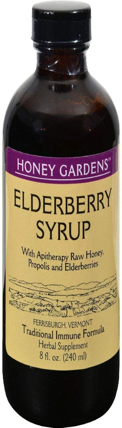 Honey Gardens Apiaries: Elderberry Syrup, 8 Ounces