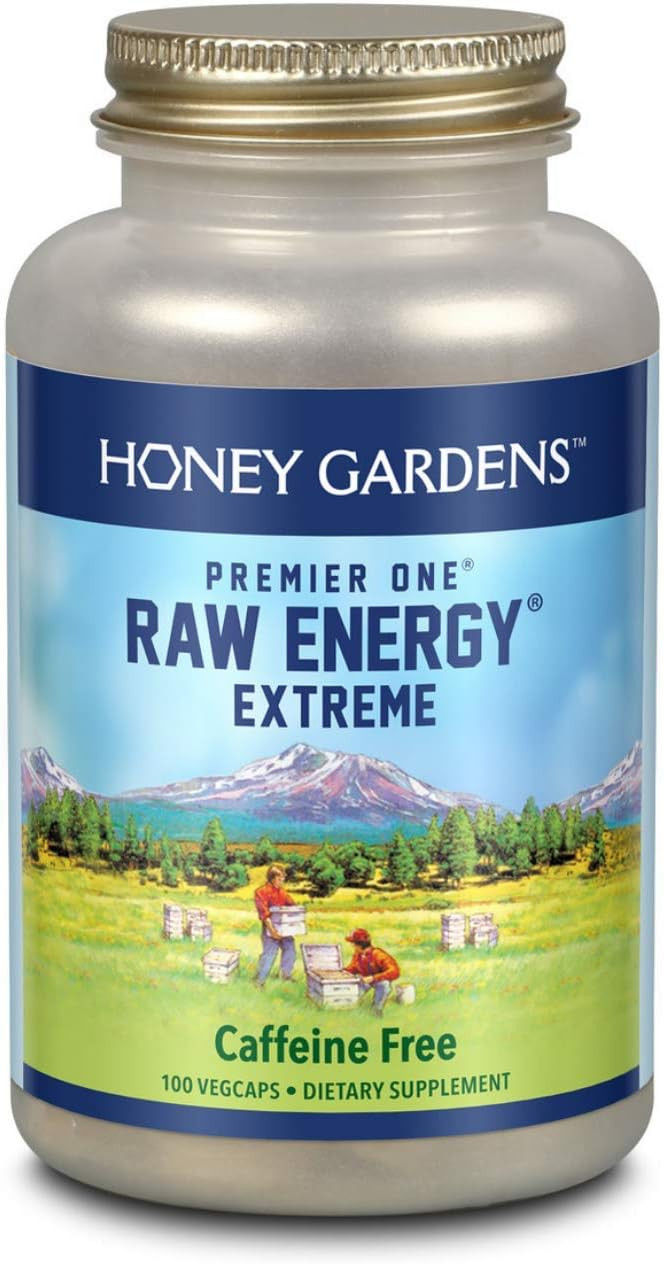 Honey Gardens Raw Energy Extreme : 46100: Cap, (Btl-Plastic) 720Mg 100Ct