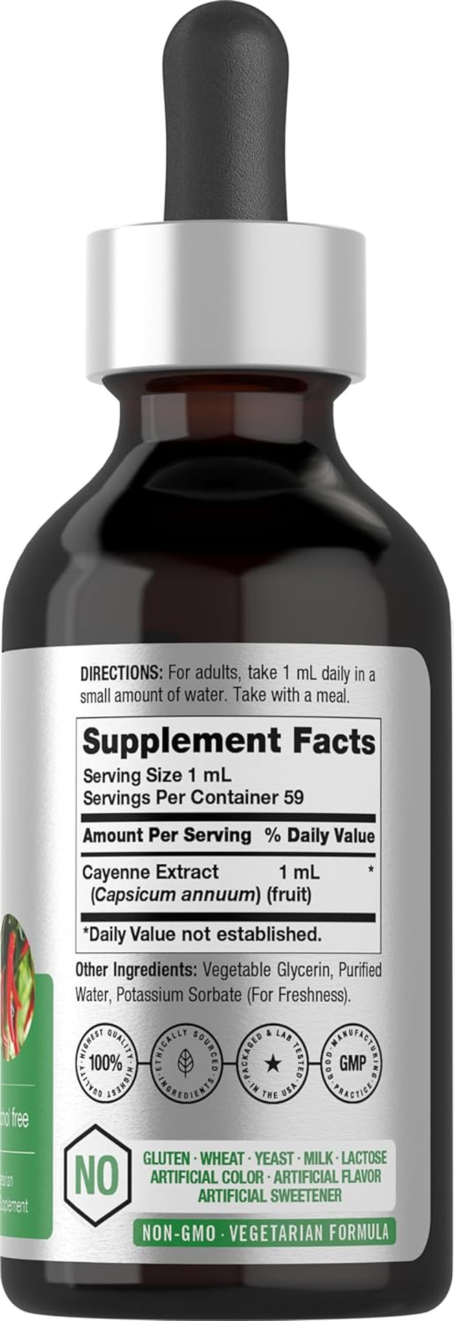 Horbäach Chamomile Extract Liquid | 2 Fl Oz | Alcohol Free Supplement | Vegetarian, Non-Gmo, Gluten Free Tincture