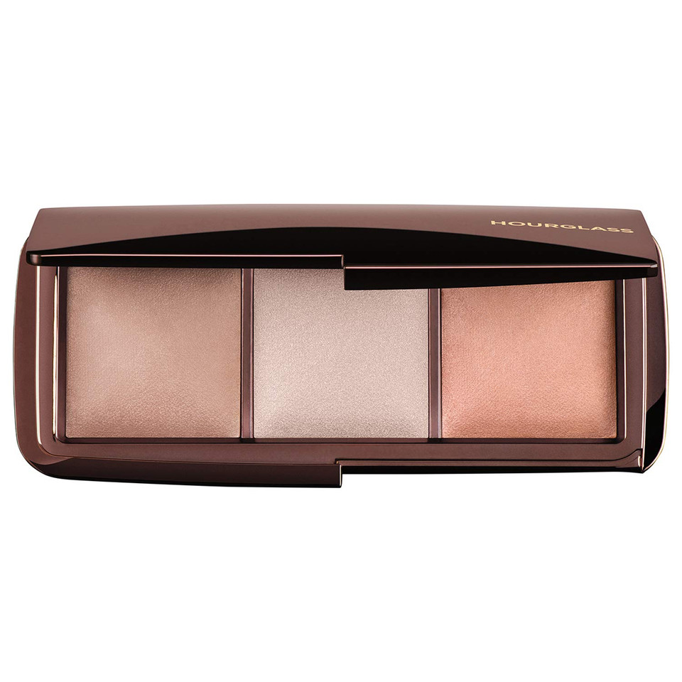 Hourglass Ambient Lighting Palette. Three-Shade Highlighting Palette For Your Best Complexion.Cruelty-Free And Vegan