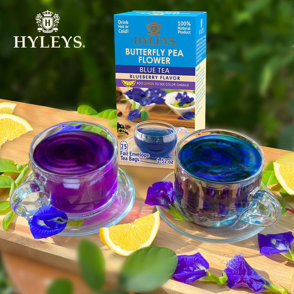 Hyleys Guava Leaf And Green Tea Blend - Natural Guava Flavor - 25 Tea Bags With Chromium, Licorice Root