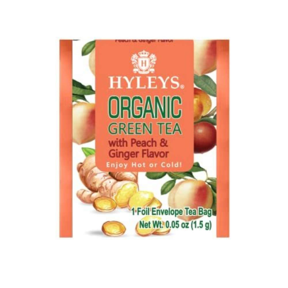 Hyleys Organic Green Tea 7 Assorted Flavors - 25 Tea Bags