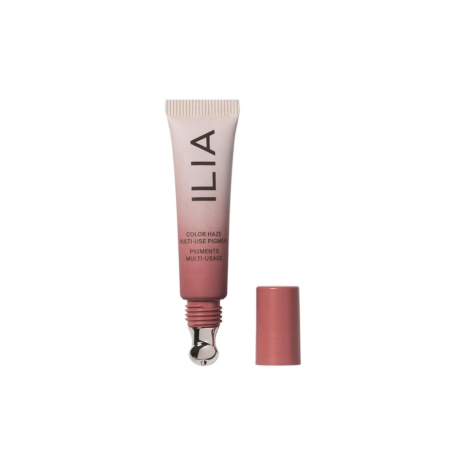 Ilia - Color Haze Multi-Use Matte Pigment | Cream Blush + Lip Color In One | Nourishing, Fuss-Free Application | Non-Toxic, Vegan, Cruelty-Free, Silicone-Free (Temptation Soft, 0.23 Fl Oz | 7 Ml)