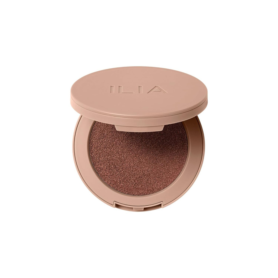 Ilia - Sunshift Cream Bronzer | Non-Comedogenic, Long-Lasting, Vegan, Cruelty-Free | Weightless Bronzer (Bask - Rich Rosy Bronze, 0.27 Oz | 7.8 G)