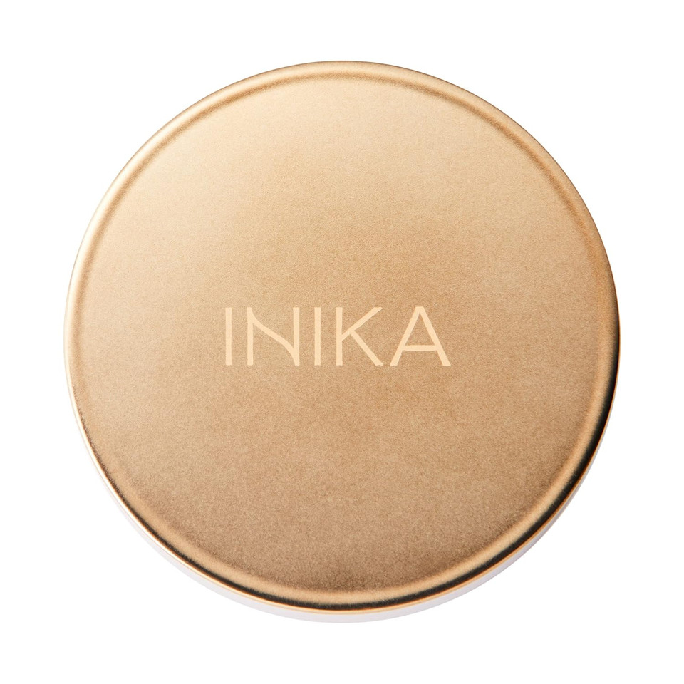 Inika Baked Mineral Bronzer | Golden Summer Glow And Contour With 100% Natural Ingredients, Blendable Formula, Firms + Hydrates Skin. Talc Free Formula With Skincare Ingredients. Sunbeam