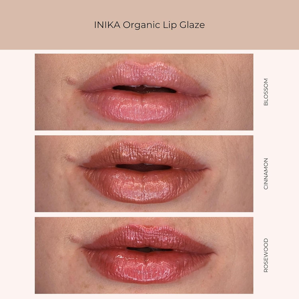 Inika Organic Lip Glaze- Rosewood