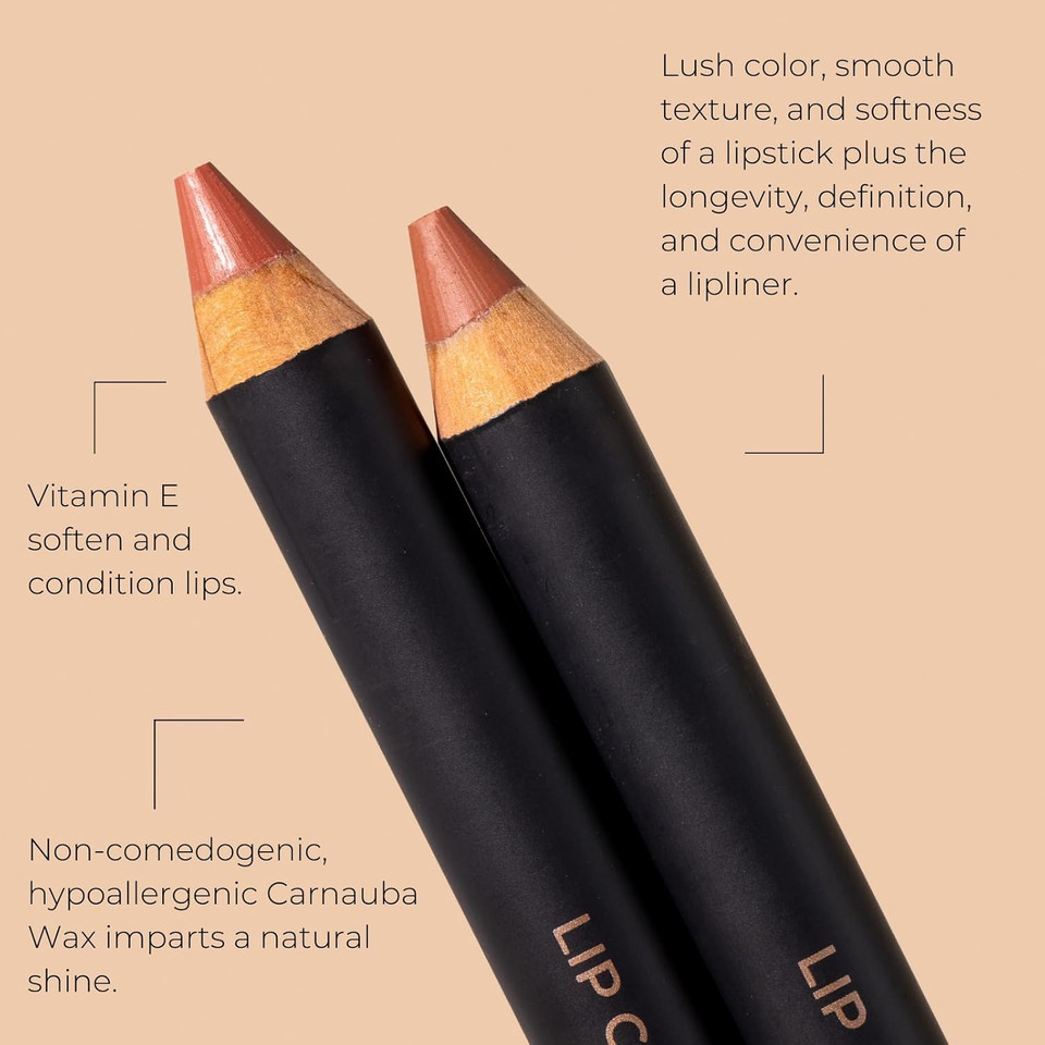 Inika Organic Long Lasting Lipstick Crayon | Vegan Lipstick + Organic Lip Liner, Hypoallergenic, Cruelty-Free, Satin Finish, Enriched With Vitamin E And Coconut Oil, Honey 3 G