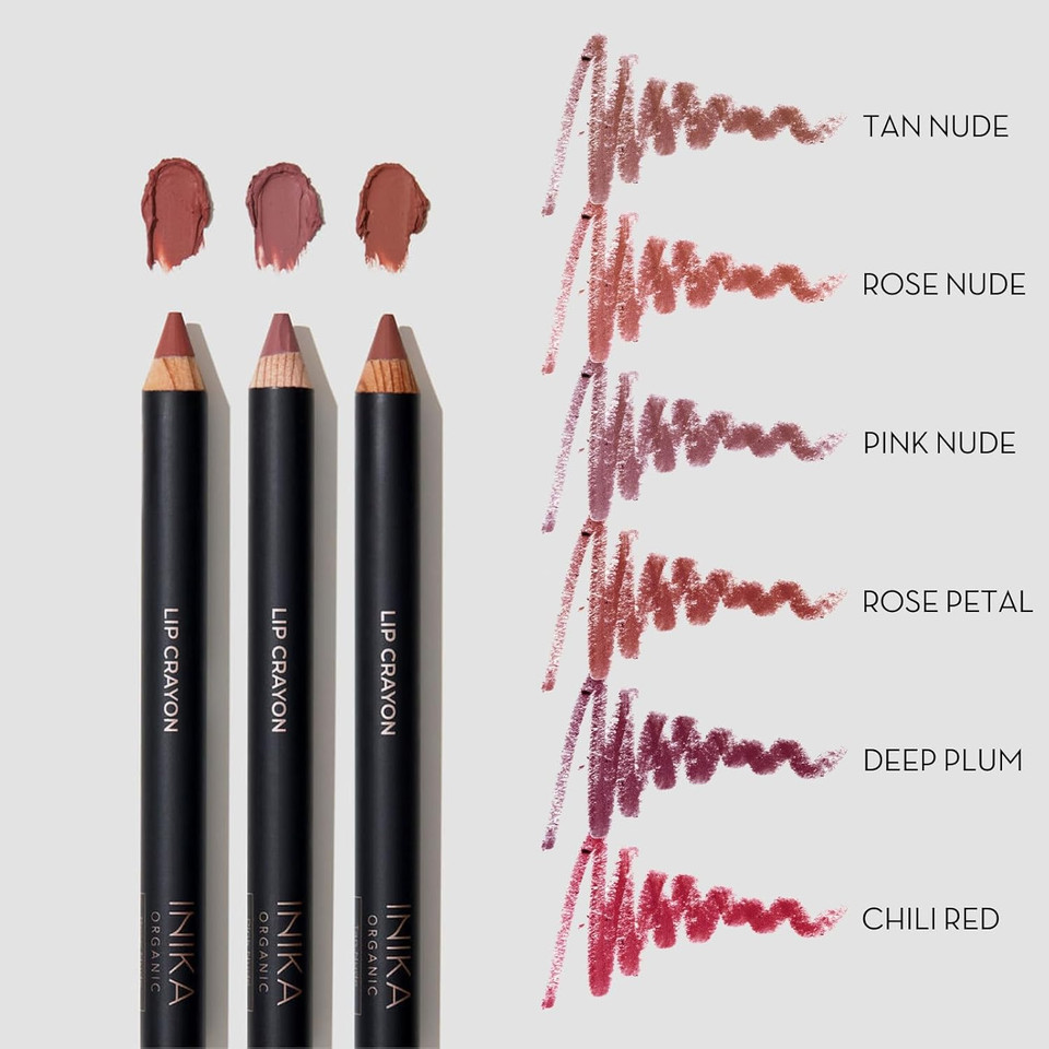 Inika Organic Long Lasting Lipstick Crayon | Vegan Lipstick + Organic Lip Liner, Hypoallergenic, Cruelty-Free, Satin Finish, Enriched With Vitamin E And Coconut Oil, Honey 3 G