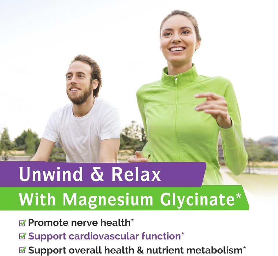 Innate Vitality Magnesium Glycinate 500Mg | 70Mg Elemental Magnesium Supplement- High Absorption, Non-Gmo & No Gluten - Supports Nerve, Bone & Heart Health - 240 Vegan Capsules Magnesio