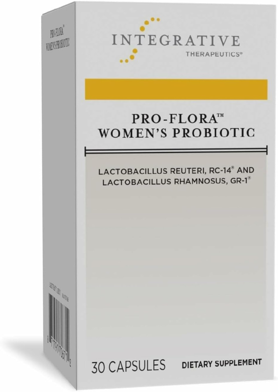 Integrative Therapeutics Pro-Flora WomenS Probiotic - Vaginal Health Probiotic - Supports Urogenital Health In Women* - Gluten-Free - 30 Capsules (30 Capsules)