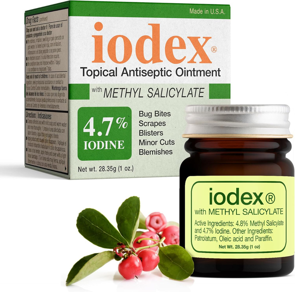 Iodex Methyl Salicylate Ointment, 1 Ounce