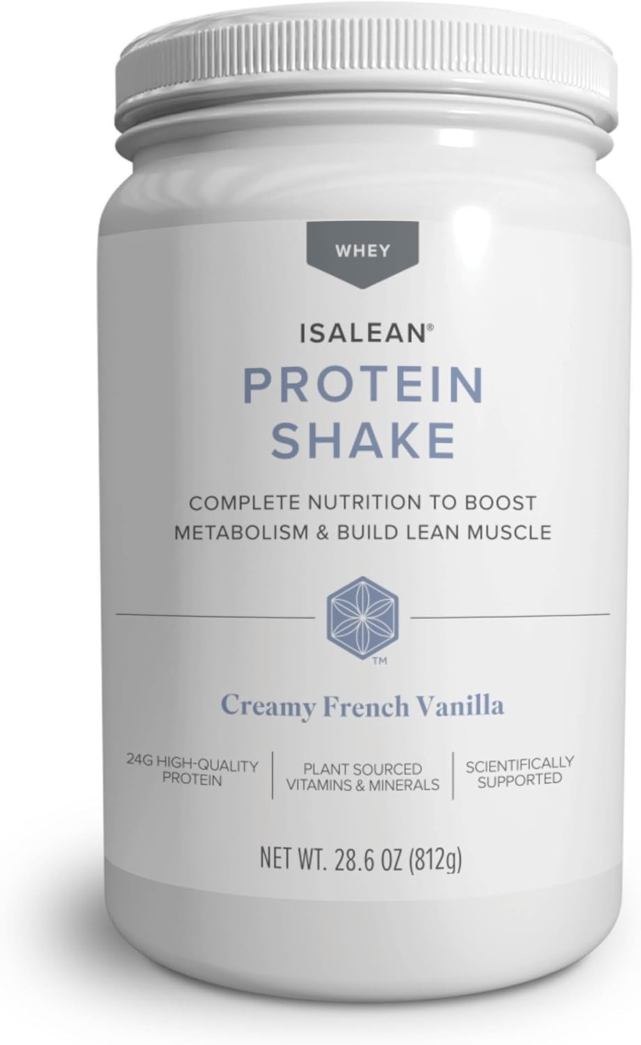 Isalean Protein Shake - Complete Superfood Meal Replacement For Maintaining Healthy Weight And Lean Muscle Growth With 24 Vitamins And Minerals - 29.6 Oz - 14 Meal Canister (Mocha) - Canister