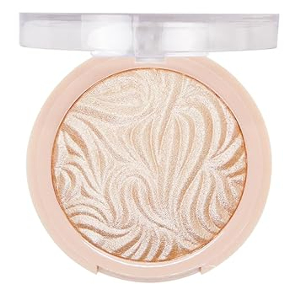 J.Cat Beauty You Glow Girl Compact Multi-Dimensional Highlighter, Highly Pigmented, Shimmery Baked Highlighter For Luminous Finish, Seaside Frost