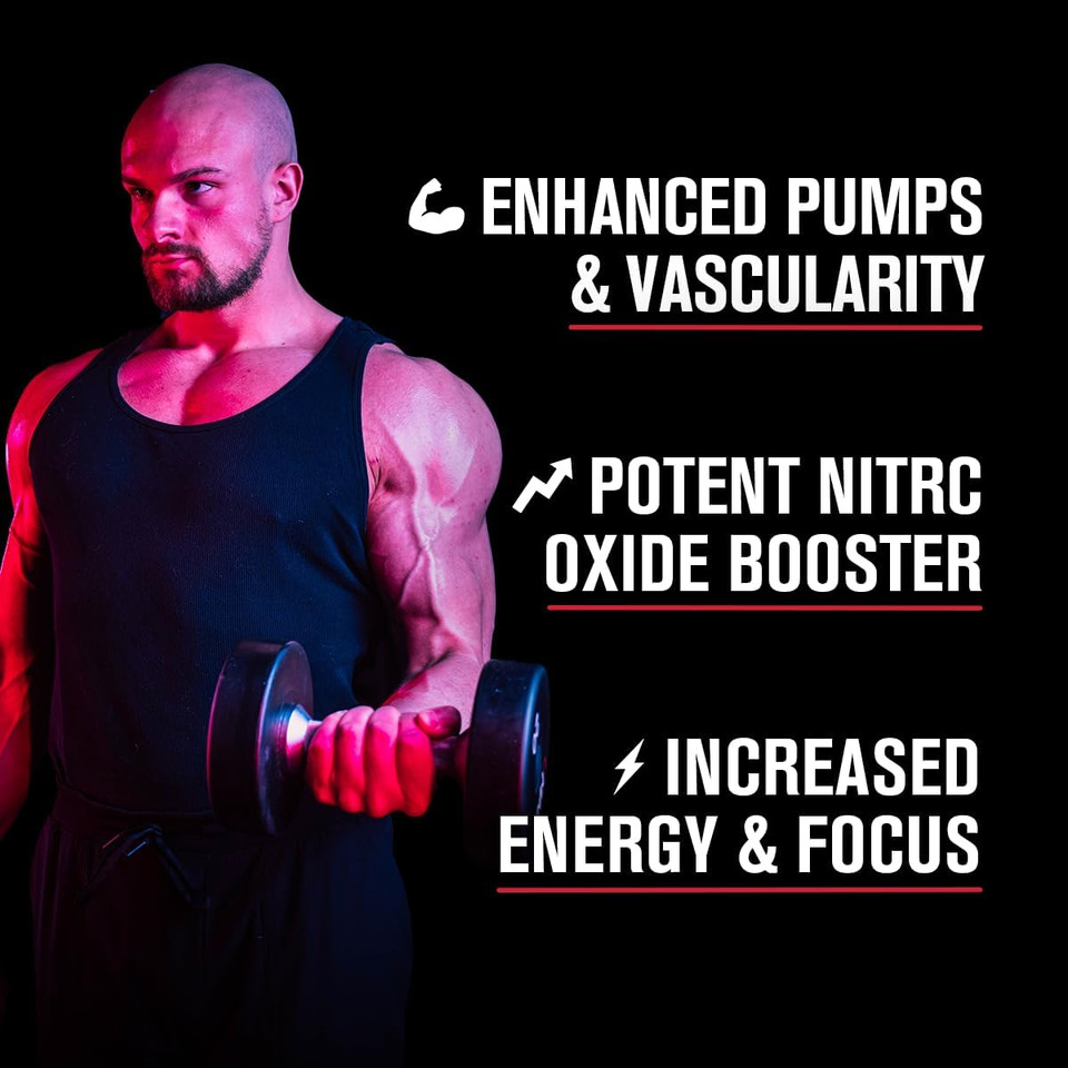 Jacked Factory N.O. Xt Nitric Oxide Supplement (90 Capsules) & Nitrosigine L-Arginine Nitric Oxide Booster (90 Capsules) For Muscle Growth, Pumps, Vascularity & Energy