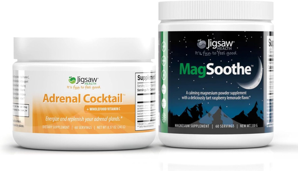 Jigsaw Health Bundle | Jigsaw Adrenal Cocktail + Jigsaw Magsoothe® Jar