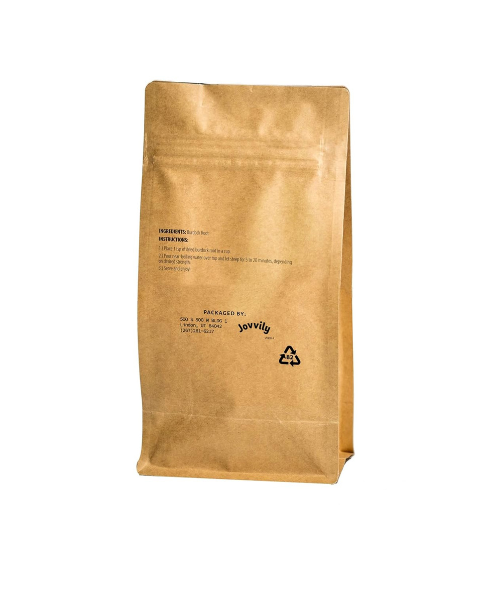 Jovvily Burdock Root - 1Lb - Cut & Sifted - Herbal Tea - Caffeine Free