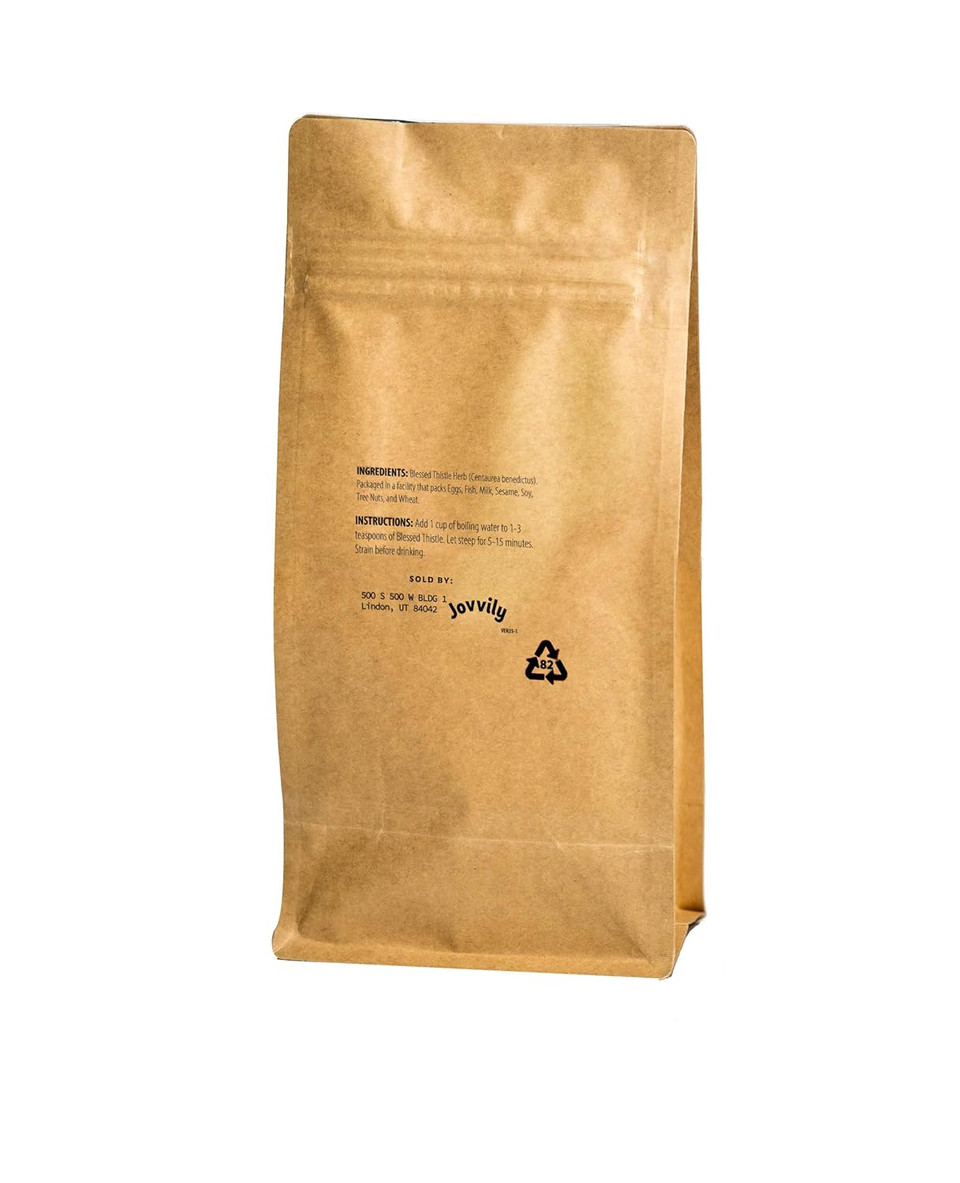 Jovvily Burdock Root - 4Oz - Cut & Sifted - Herbal Tea - Caffeine Free