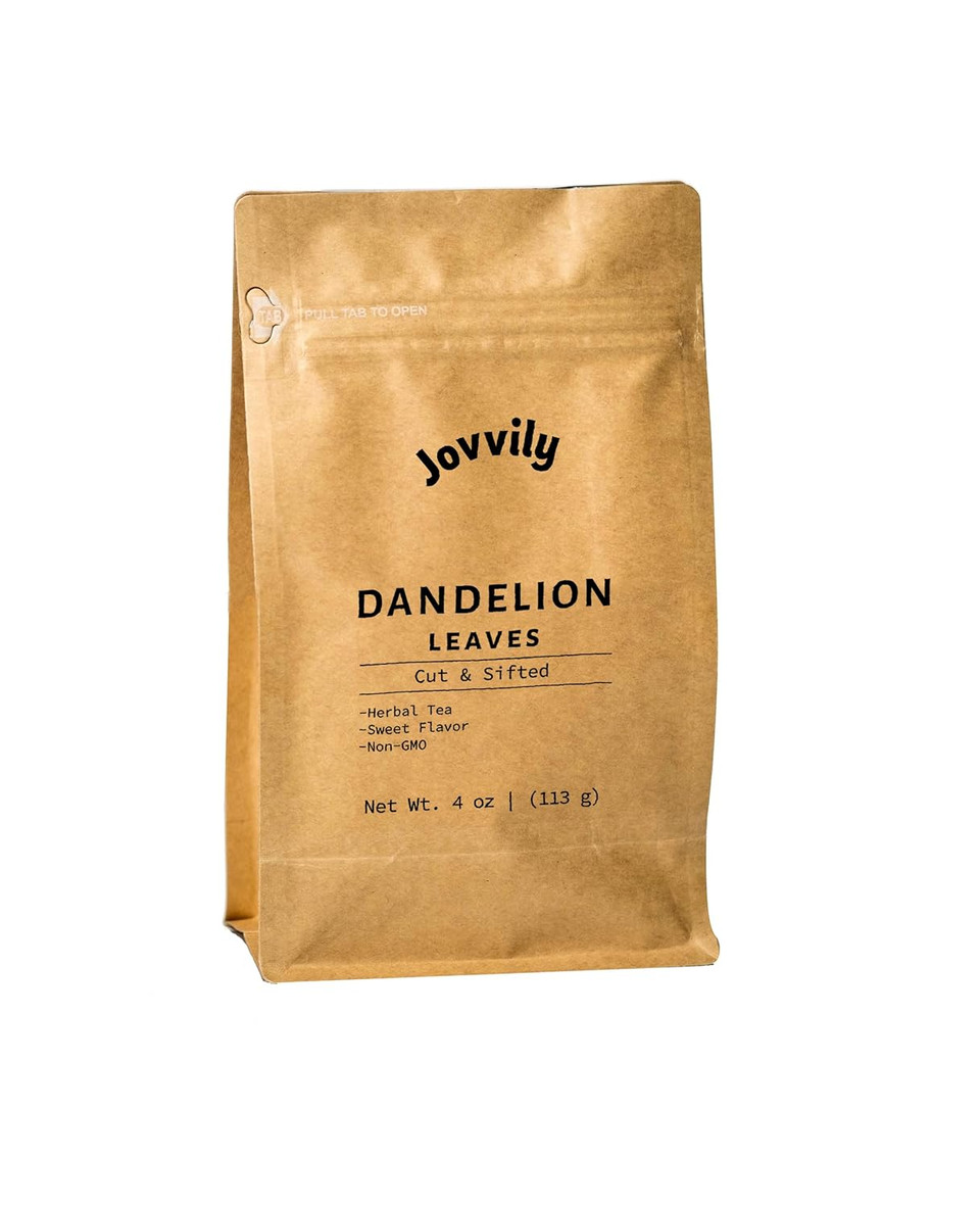 Jovvily Dandelion Leaves - 4 Oz - Cut & Sifted - Herbal Tea - Cuisine Garnish