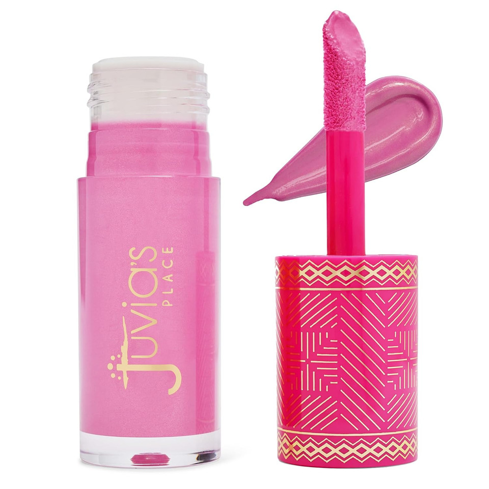 Juvia'S Place Blushed Liquid Blushlighter Rose Glow - Liquid Blush For Cheeks With Luminous Glow, Long-Wearing, Buildable & Highly-Pigmented Makeup Blush, Easy To Blend Liquid Blush