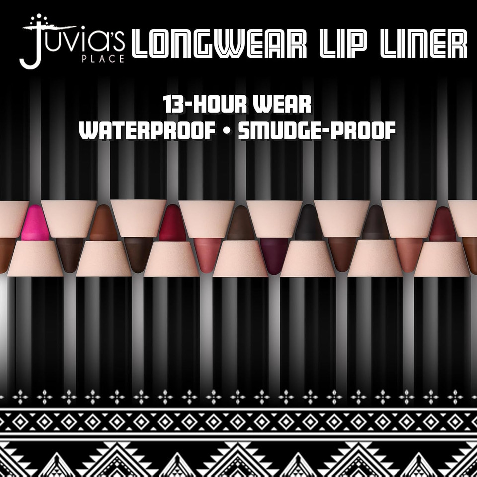 Juvia'S Place Long Wear Lip Pencil  So Rare  Waterproof & Kiss-Proof, Long Lasting Lip Liner, Smooth Makeup Application - Soft Matte Finish Base For Lipstick - 13 Hours Of Wear For Everyday Use