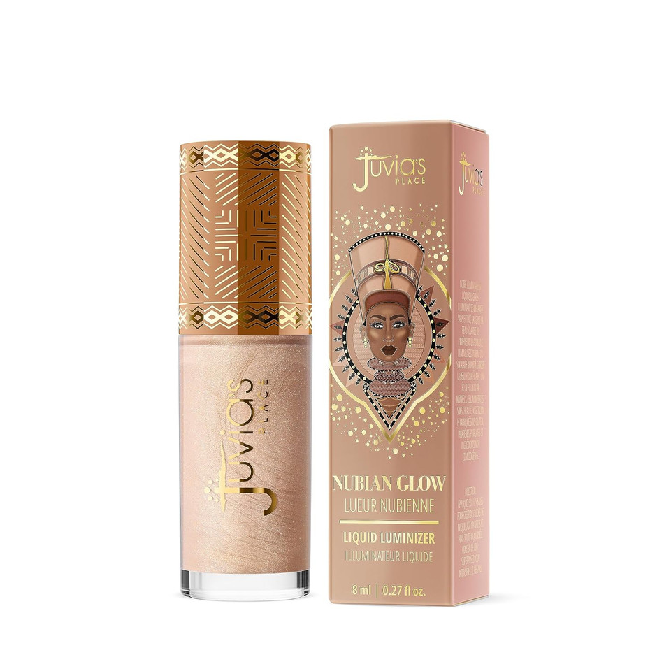 Juvia'S Place Nubian Glow Liquid Luminizer Egyptian Glow - Radiant Highlighter Makeup Glowy Tint Daily Dewy Luminous Beauty Creamy Bronzing Skincare Radiating Brightening Natural Shine Face & Cheeks