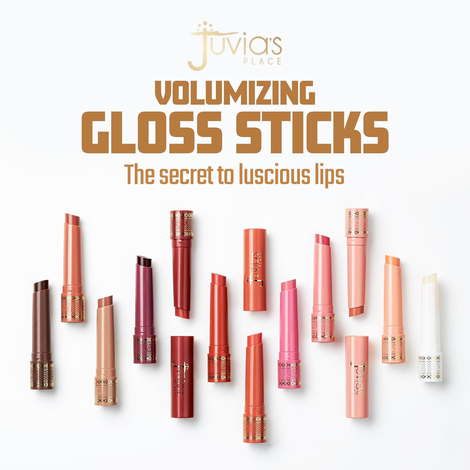 Juvia'S Place Volumizing Gloss Cocoa Sticks - Shiny Luscious Lips With Nourishing Hydration, Plumping, Lip Plumper, Hydrating Lip Gloss Balm