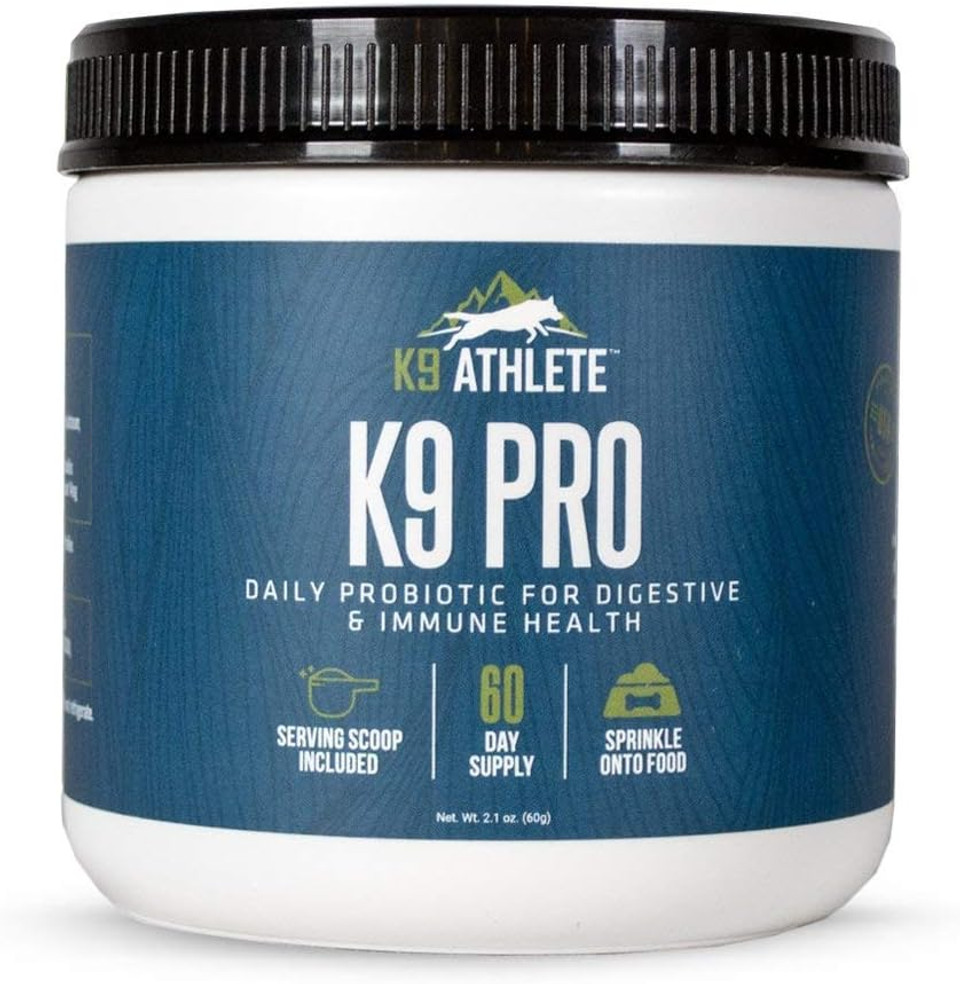 K9 Athlete - K9 Pro | Dog Probiotic Powder - Dog Probiotics And Digestive Enzymes - Anti-Diarrhea Dog Nutritional Supplement - Canine Probiotic For Dog Digestive Support - Probiotics For Dogs