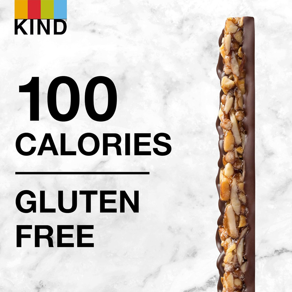 Kind Thins Peanut Butter Dark Chocolate Bars, Gluten Free Snacks, 4G Sugar, 0.74 Oz Bars (60 Count)