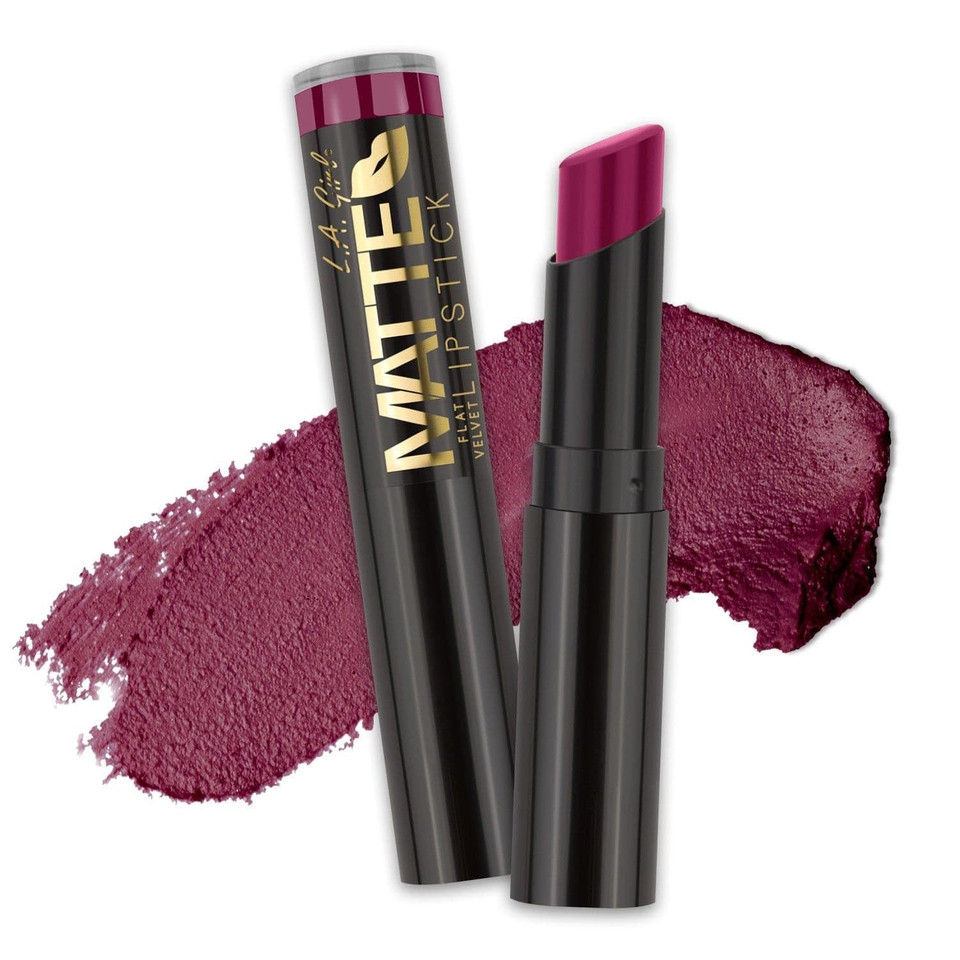 L.A. Girl Matte Flat Velvet Lipstick, Va Voom! Glc823