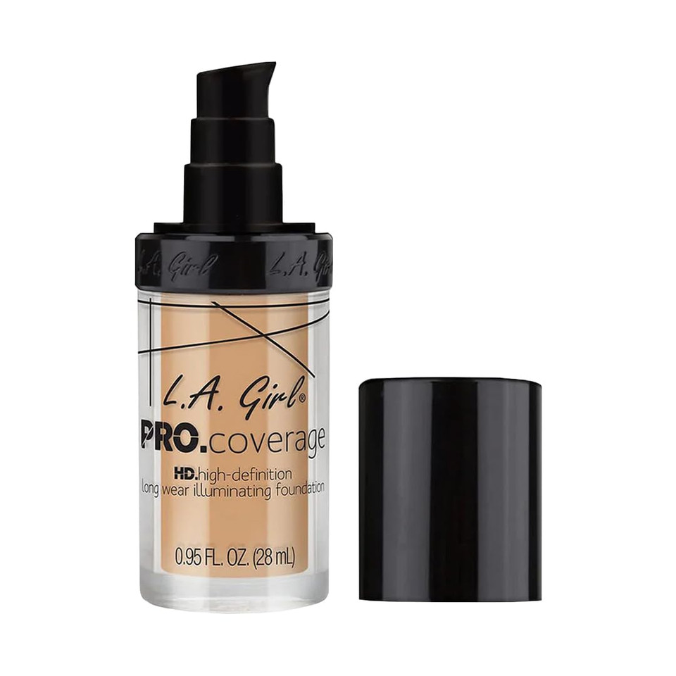 L.A. Girl Pro Coverage Liquid Foundation, Fair, 0.95 Fl Oz, Glm642