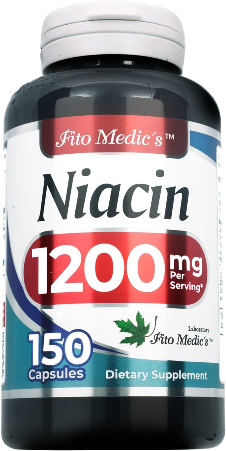 Lab - Niacin - Vitamin B3-1200 Mg Per Serving, 150 Capsules Of - Vitamin B3 Niacin - Ultra High Absorption