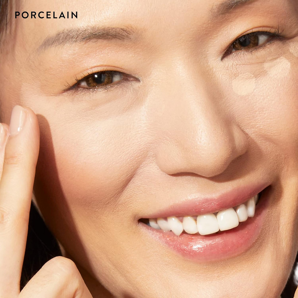 Laura Geller New York The Ideal Fix Concealer - Porcelain - Buildable Medium To Full Coverage Liquid Concealer - Covers Under Eye Dark Circles & Blemishes - Long-Lasting