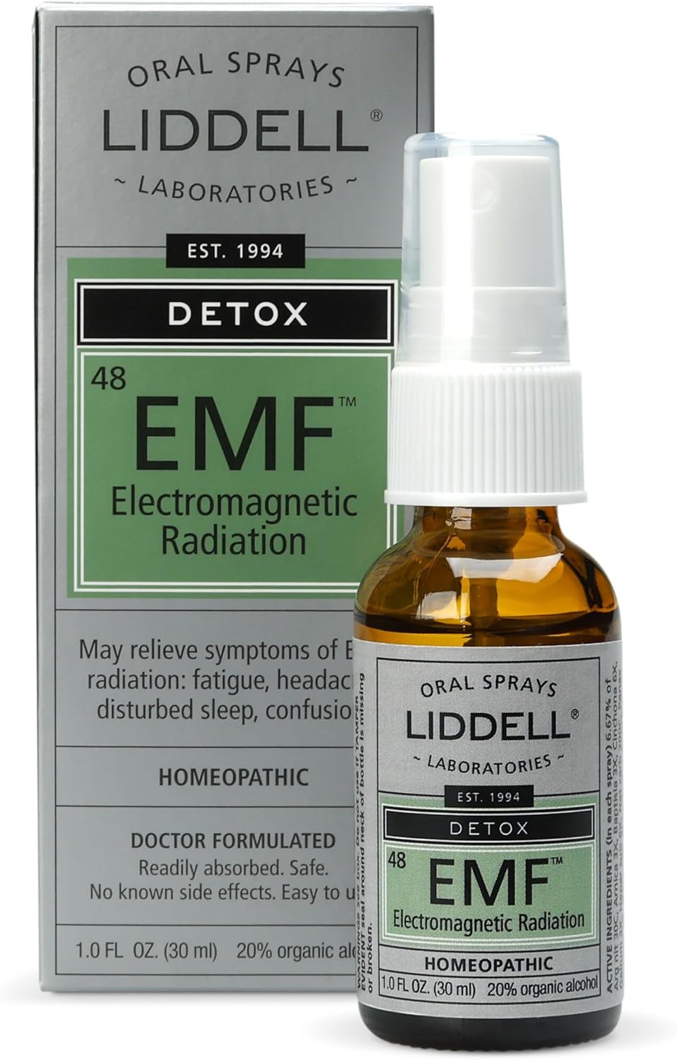 Liddell Homeopathic Anti-Tox Electro Magnetic Emf Radiation, 1 Ounce