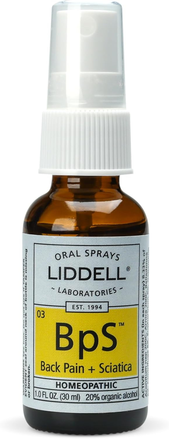 Liddell Homeopathic Back Pain Spray, 1 Ounce